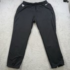 Nike Sweatpants Mens Xl Black Fleece Nfl Equipment Zip Pocket Ankle Team Issued