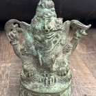 Ganesh Nataraja Ganesha Bronze Statue Elephant God Spirit Hindu Vintage