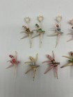 Lot Of 14 Vintage Plastic Ballerina Birthday Cupcake Cake Picks Toppers 3a