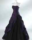 Vintage Gray black Strapless Plus Size Mother Of The Bride Dresses Formal Events