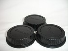 Canon Rear Lens Cap   Lot Of 3 Caps   Ef   Eos Mount    Genuine   Oem 