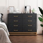 8 Drawers Dresser For Bedroom Wood Storage Cabinet Chest Of Drawer Organizer
