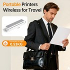 Prt Inkless Portable Printer For Travel Wireless Thermal Printer For