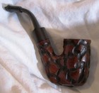 Vintage Italian Edwardo- Italy -marked   Tobacco Smoking Estate Pipe Hand Made