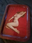 Vintage 1950   s Marilyn Monroe    a New Wrinkle    Pose Serving Tray  17in X 12in