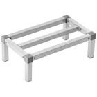 1000lbs Aluminum Dunnage Rack 8in 12in Off The Floor Adjustable Aluminum Food St