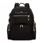 Women Voyageur Backpack Carson Black Nylon   Leather Ladies  Casual Bag
