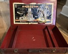 Rare Vtg Erector Set 8-1 2   9-1 2 Parts  Orig Metal Case  Manual untested Motor