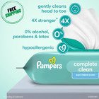 Pampers Baby Wipes Complete Clean  Scented  72 Count  1 Flip-top Pack 