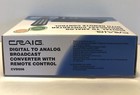 Craig Digital To Analog Broadcast Converter W remote New Open Box Cvd506