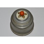 Vintage Switzerland Powder Puff Music Box  1940s Collectible Vanity Music Box
