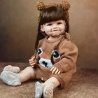 22  Lifelike Reborn Baby Dolls Handmade Full Body Vinyl Newborn Girl Gifts Toy