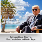 Retirement Cards  Funny Gifts For Colleagues  Good Luck Card Women Men  5 X 7 In