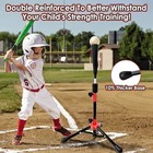 Portable Batting Tee For Baseball softball tball Set For Toddlers 3-5 Tee Ball S