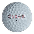 Clear Tour Black Golf Balls - White - 6 Dozen Bundle