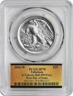2026  25 American Palladium Eagle W  Liberty Bell 250 Privy Sp70 Fdoi Pcgs