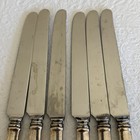 6 Tiffany   Co  Faneuil Sterling Silver 9 1 4  Dinner Knives