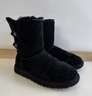 Ugg Marciella Ii Genuine Sheepskin Waterproof Boots Sz 8 Snaps Classic Short