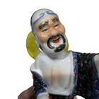 Antique Chinese Famille Rose Immortal Figurine Rare Hand Painted Import Marked