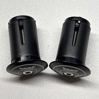 Silca Aluminum Bar End Plug For Drop Bar Handlebar Wrap  Screw In Style  Black