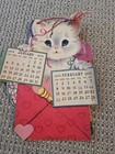 Vintage Norcross  Kittens Calendar 1959