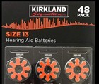 48-pack Mercury-free Hearing Aid Batteries With Easy-use Tabs - Size 13  1 45v