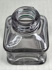 Glass Inkwell Purple Tint Square Style Vintage By Keller Detroit Michigan