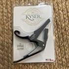 Kyser Quick-change Guitar Capo For 6-string Acoustic Guitars  Black  Kg6ba