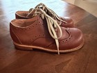 Mikoleon Brown Leather Brogue Oxford Shoes Kids Eu 32