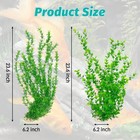 2-pack 23  Tall Hamiledyi Aquarium Plastic Plants  Soft Fish Tank Decor