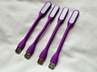 4 Pcs Flexible Bright Mini Usb Led Light Lamp For Notebook Laptop Desk Reading