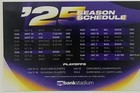 2025 Minnesota Vikings Schedule      Nfl Football Sked Cool Locker Room Card       