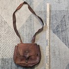 Triple K San Diego  127 Brown Leather Crossbody Bag - Made In Usa  Vintage