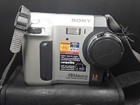 Sony Fdmavica Mvc-fd87 Camera  Works Battery Charger  0 6x And X2 0 Lens And Bag
