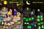 100 Pcs Luminous Mini Resin Animals  Glow In The Dark Tiny Ducks For Miniature G