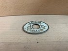 Ludwig 30s Vtg Enamel White Badge Oval Logo Plate Emblem Part Chicago Snare Bass