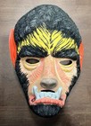 Vtg 1960   s Ben Cooper Flocked Werewolf Wolfman Halloween Costume Mask