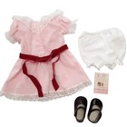 American Girl Meet Samantha Be Forever 18  Doll Dress Shoes   Bloomers Set