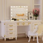 Hollywood Vanity Mirror  15 Led Bulbs   3 Color Lights   beautiful Make Up Lighte   