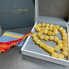 Poland Amber Misbaha Tasbih Islamic Prayer Beads 14 7mm 78 5g