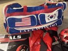 Ata Taekwondo Martial Arts Youth Sparring Gear Pads Helmets Duffel Bag Lot L   M