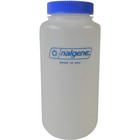 Nalgene Hdpe Plastic Wide Mouth Storage Bottle - Clear blue