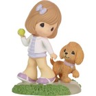    sale    New Precious Moments Figurine Golden Retriever Girl Puppy Pet Dog Friend
