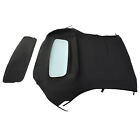 For Audi Tt Convertible 2000 2001 2002-2006 Soft Top W  Heated Glass Window Blk
