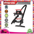 Shop-vac 6 Gallon Stainless Steel Wet Dry Vacuum 5 0 Peak Hp 1-7 8 Inch Hose
