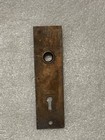 Antique    broken Leaf    Lockwood Eastlake Cast Brass Backplate  1880s