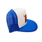 Vtg 1988 Super Mario Bros  Nintendo Deadstock Trucker Mesh Back Hat - Blue
