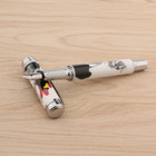 Jinhao 955 Fountain Pen   Converter  Medium Nib  Ceramic Porcelain  Lotus