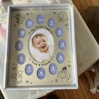 Vintage Disney Baby My First Year Pooh   Friends Picture Frame Nib Hard To Find