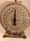 Antique Vintage Montgomery Wards 24lb Food Scale Farmhouse Low Shipping 